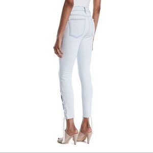 [Joe’s Jeans] Lace-Up Skinny Jeans
